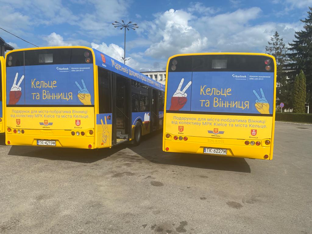 Two Buses Were Presented to Vinnytsia by the Sister City of Kielce - Serhii Morhunov